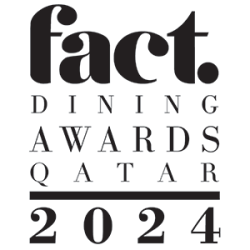 FACT Award Qatar 2024 logo (White)