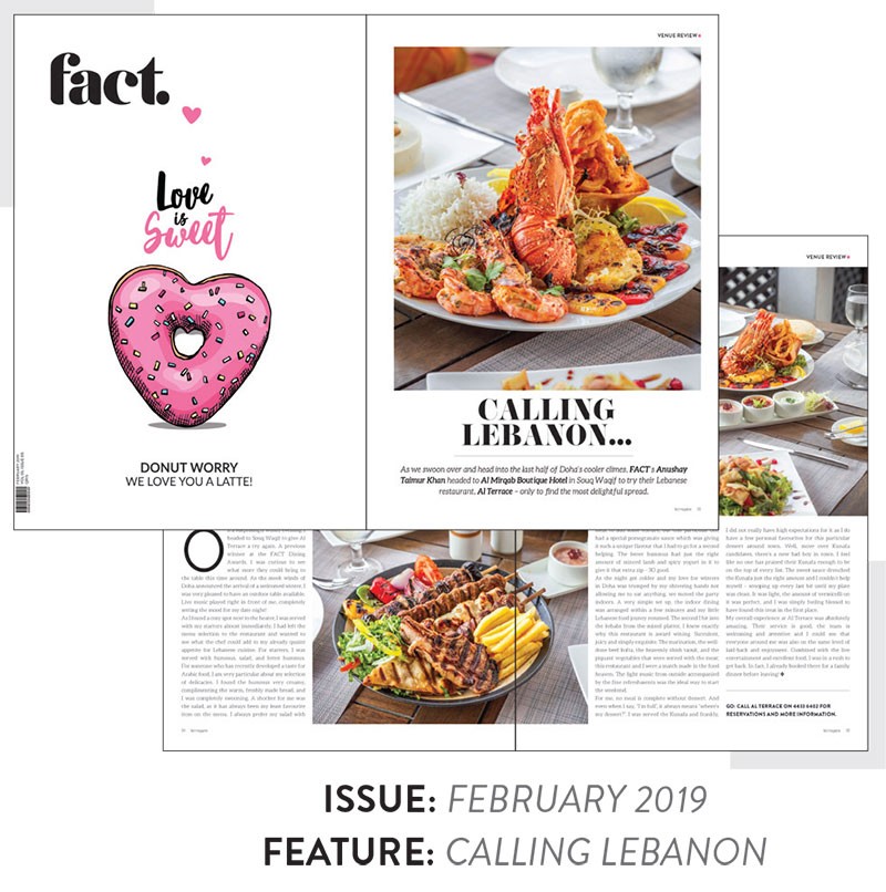 F IS FOR FOOD – Fact Magazine Qatar