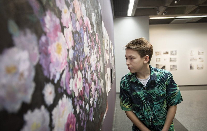 The youngest artist ever to exhibit at Åland’s Art Museum