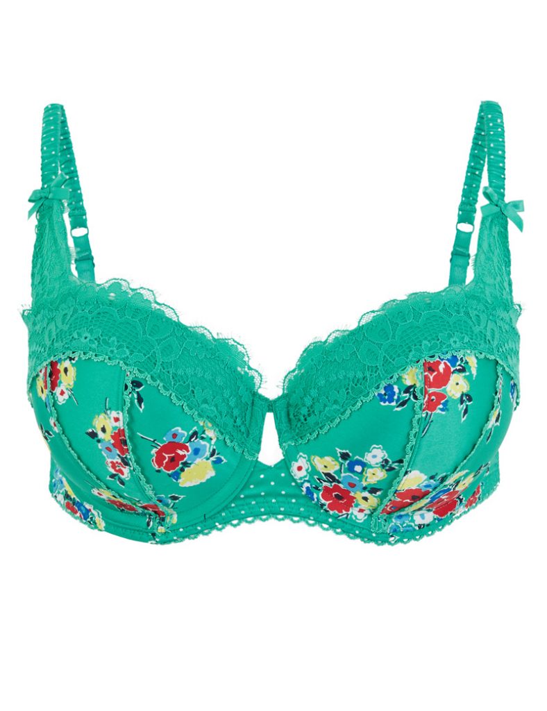 Marks---Spencer-Satin-floral-print-Balcony-Bra-AED-140-00--1- – Fact ...