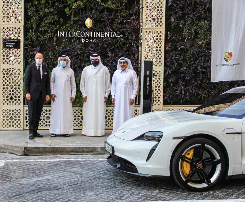 InterContinental® Doha Partners with Porsche to Promote Sustainability