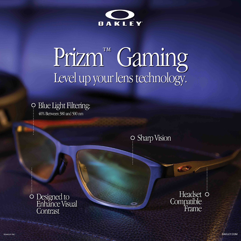 OAKLEY® LAUNCHES PRIZM™ GAMING LENSES DESIGNED TO LEVEL UP YOUR PERFORMANCE  – Fact Magazine Qatar