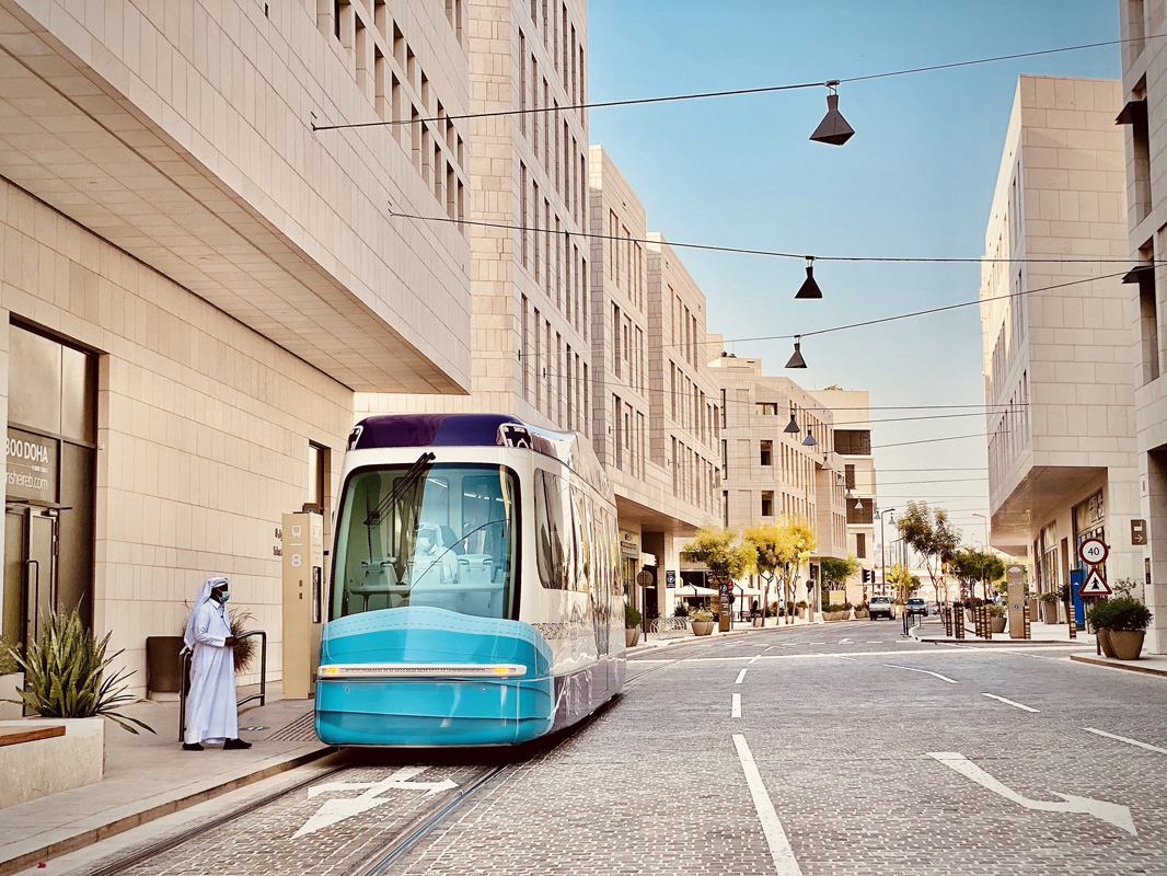 TIG/m, Manufacturing firm of Msheireb Downtown Doha Tram, Receives Prominent Awards Global Light Rail Awards 2020