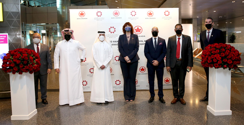 Qatar Airways Welcomes Inaugural Air Canada Flight from Toronto to Doha