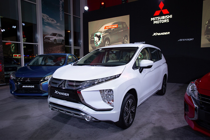 Qatar Automobiles company launches the all-new Mitsubishi Xpander SUV, and unveils the new Mirage and Attrage compact cars