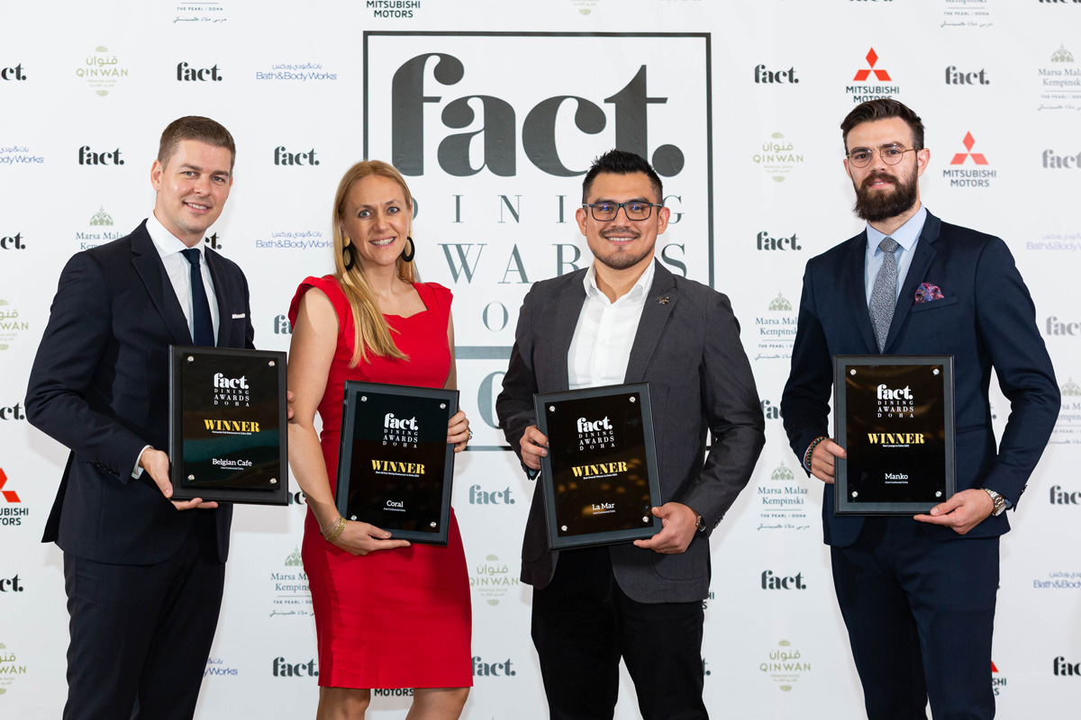 InterContinental® Doha Celebrates Winning Four Accolades at the Fact Qatar Dining Awards 2021
