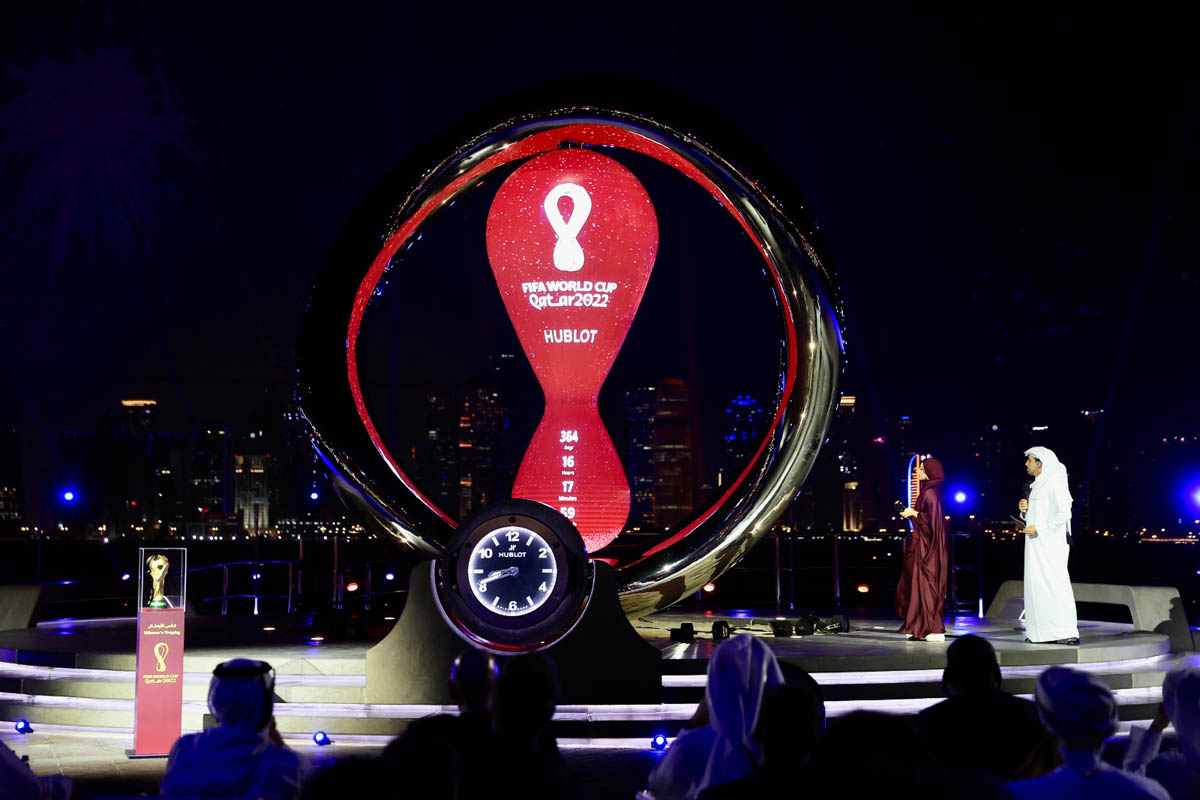 FIFA World Cup Qatar 2022 Official Countdown Clock unveiled