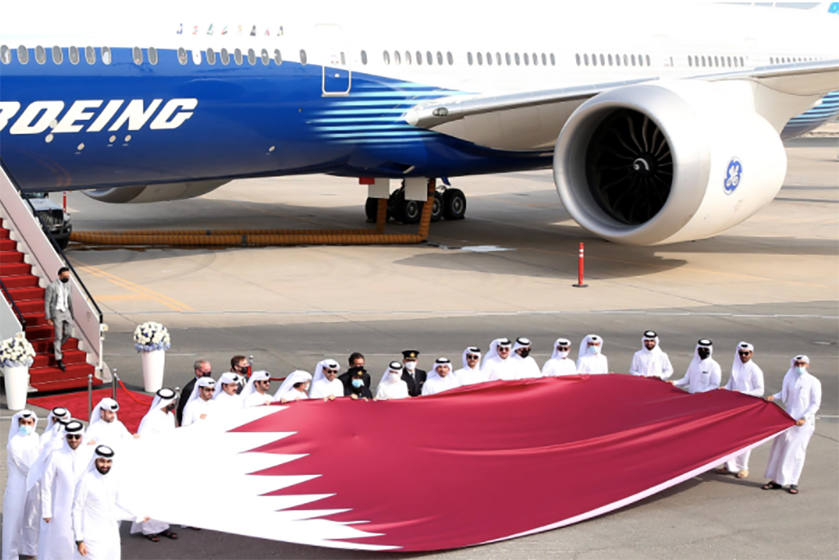 Qatar Airways welcomes first Boeing B777-9 aircraft to Doha