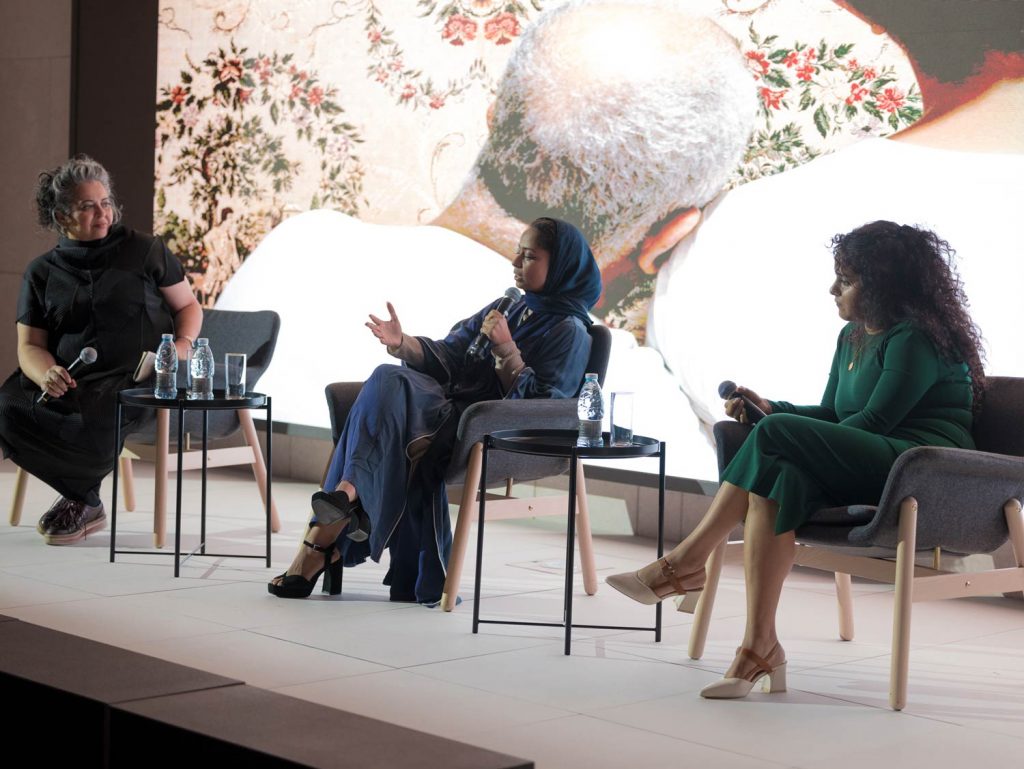 Panel Discussion with Luciana Farah Shaima Al Tamimi and Mayar Hamdan