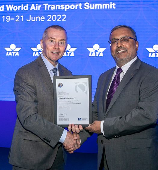 Turkish Airlines got the Stage 2 certificate