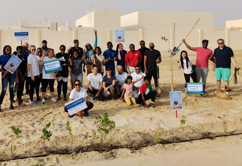 Hilton Salwa Beach Resort  Planting a Million Trees Initiative