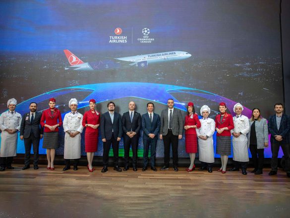 UEFA Champions League in Turkish Airlines Business Lounge