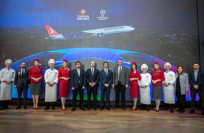 UEFA Champions League Finals Exhibit Opens in Turkish Airlines Business Lounge