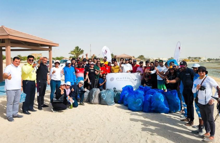 Pullman Doha West Bay Honours World Environment Day with a highly Successful Cleaning Campaign on Al Wakrah Beach