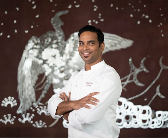 Craveen Crasta Head Chef at Qalamkarri Banyan Tree Doha