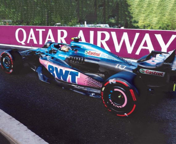 Qatar Airways Official Airline Partner of BWT Alpine F1 Team