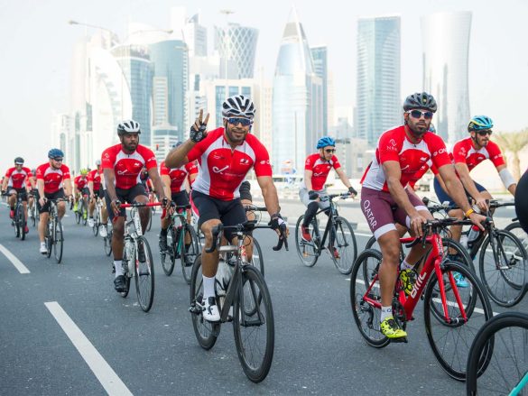 Marriott Qatar's Ride For Education charity cycling event